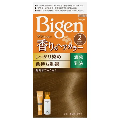 ビゲン 香りのヘアカラー 乳液 2 より明るいライトブラウン