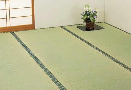 日本製 国産双目織りい草上敷き(ヒバエッセンス加工)