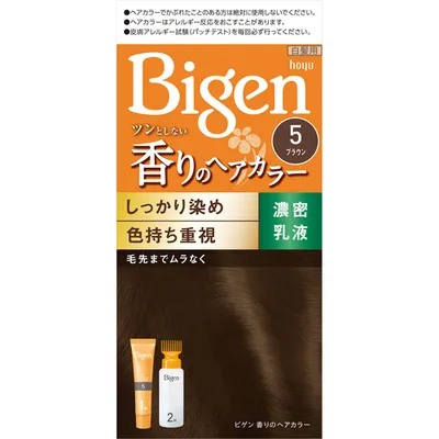 ビゲン 香りのヘアカラー 乳液 5 ブラウン