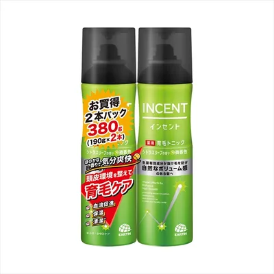 インセント 薬用育毛トニック 微香性 ペアパック