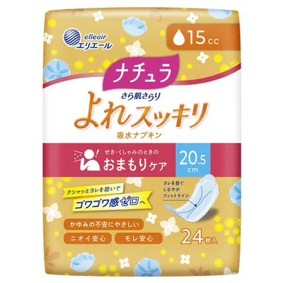 ナチュラ さら肌さらりよれスッキリ吸水ナプキン 24枚