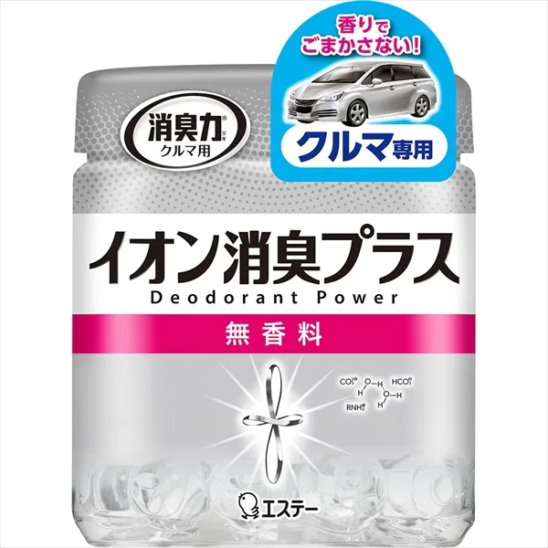 消臭力 クリアビーズ イオン消臭プラス 消臭剤 車用本体 無香料