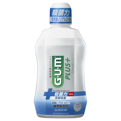 GUM プラス デンタルリンス ノンアル 450ml