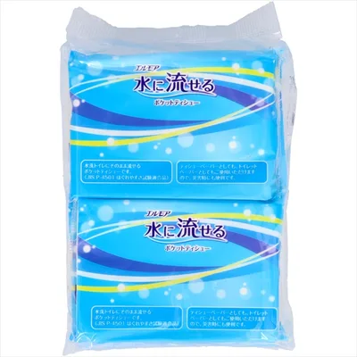 エルモア水に流せるポケットティシュー