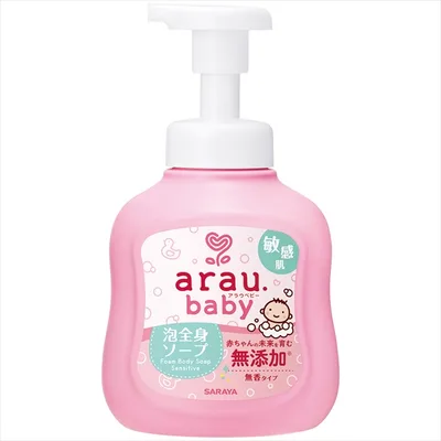 Arau. Baby Foam Full Body Soap for Sensitive Skin