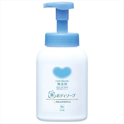 Cow brand additive-free foam body soap with pump