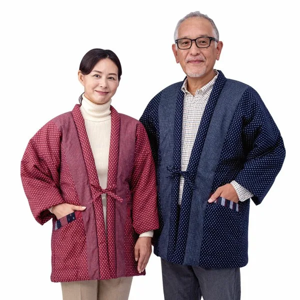 久留米織 わた入りふっくらはんてん 紳士用 婦人用