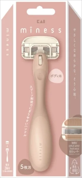 GA0130 miness ボディ用カミソリ 替刃2個付