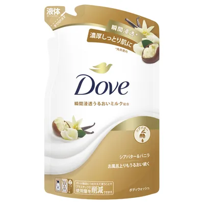 ダヴボディWシアバター&バニラ詰替用 330G