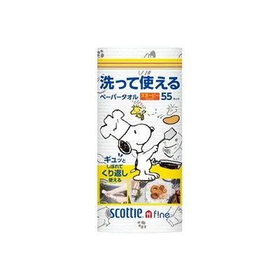 スコッティファイン洗って使えるタオルスヌーピー1R