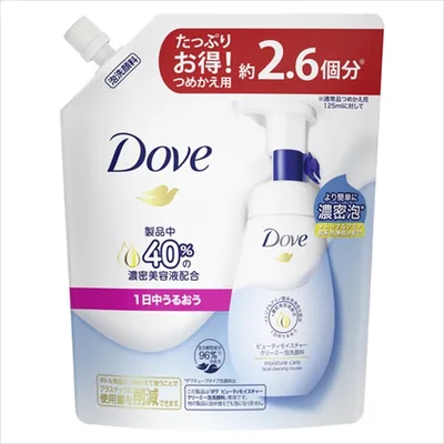 ダヴ ビューティモイスチャー クリーミー泡洗顔料 つめかえ用