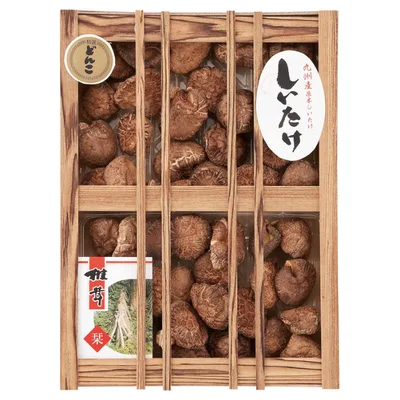 九州産原木どんこ椎茸(木箱入)