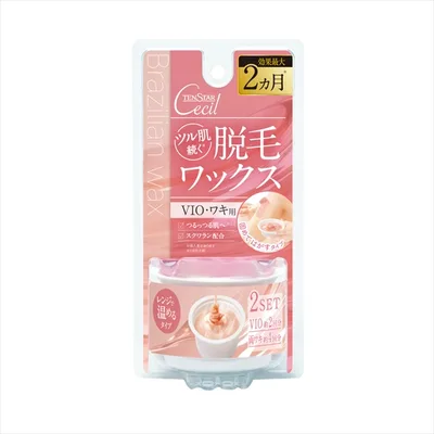 テンスターセシル 脱毛用ホットブライズワックス 40g*2