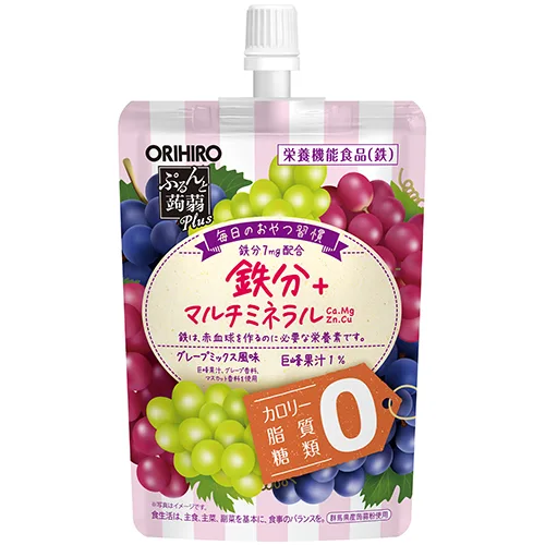 ぷるんと蒟蒻Plus グレープミックス風味