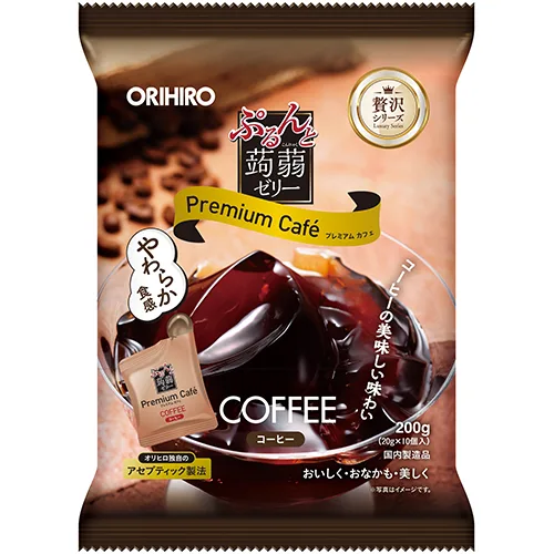ぷるんと蒟蒻ゼリープレミアムカフェ コーヒー味