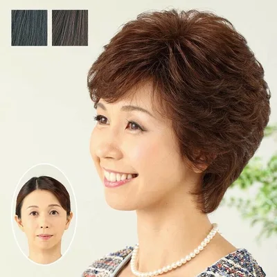 人毛100%大きめヘアピース