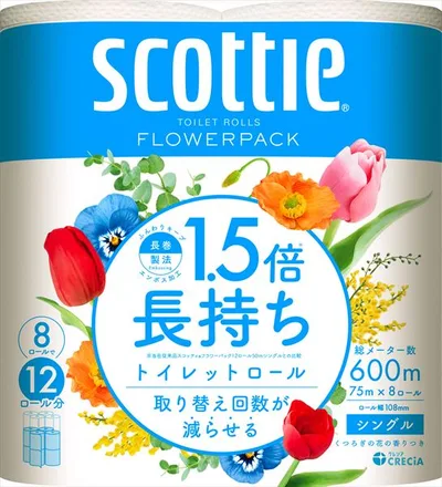 スコッティフラワーパック1.5倍巻きシングル