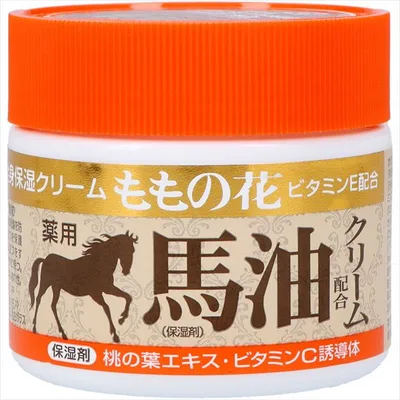 ももの花馬油クリーム