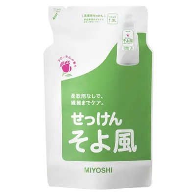 液体せっけん そよ風 詰替用1000mLスタンディングタイプ
