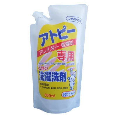 エルミー アトピー衣類洗剤 詰替 800ml