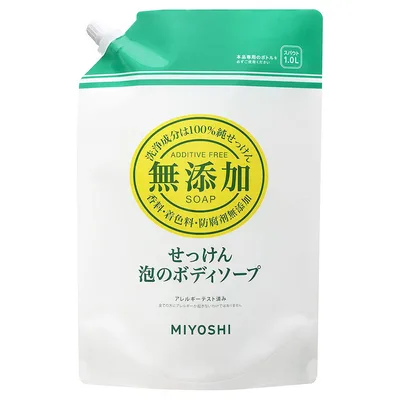 Miyoshi soap additive-free soap foam body soap 1000ml