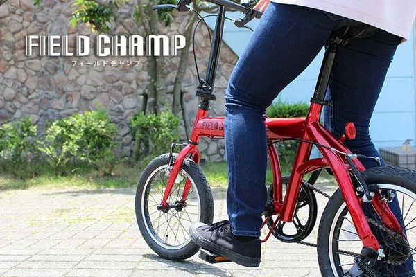 FIELD CHAMP 16インチ折畳み自転車RD MG-FCP16RD
