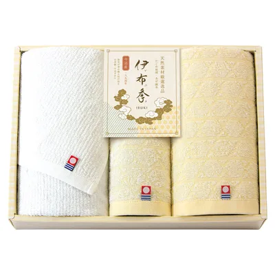 今治 伊布季〈IBUKI〉 日本製 愛媛今治 フェイス2P・ハンドタオル1P