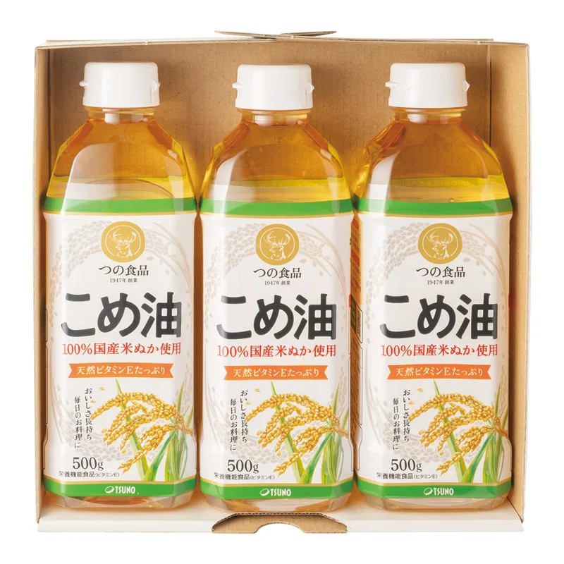 ชุดของขวัญน้ำมันรำข้าว TSUNO