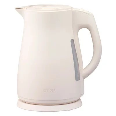 タイガー 電気ケトル1.5lオフホワイト