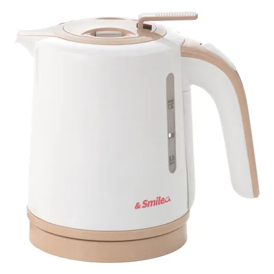 &smile 倒れてもこぼれにくい電気ケトル1l