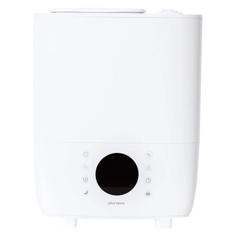 plusmore 28畳対応上部給水ハイブリッド式大噴霧アロマ加湿器 リモコン付