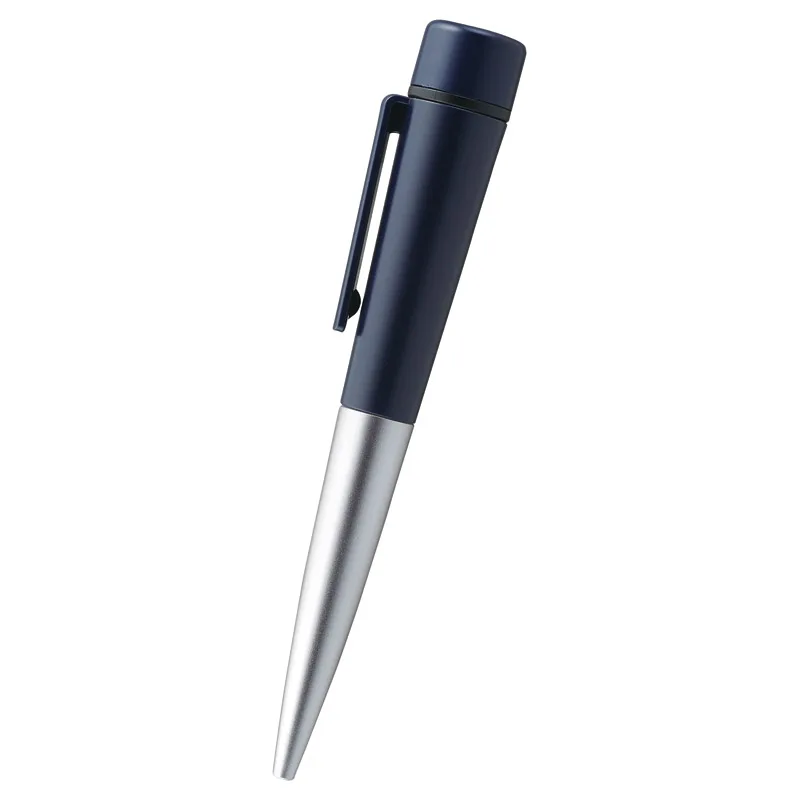Shachihata Name Pen Diale Silver & Navy