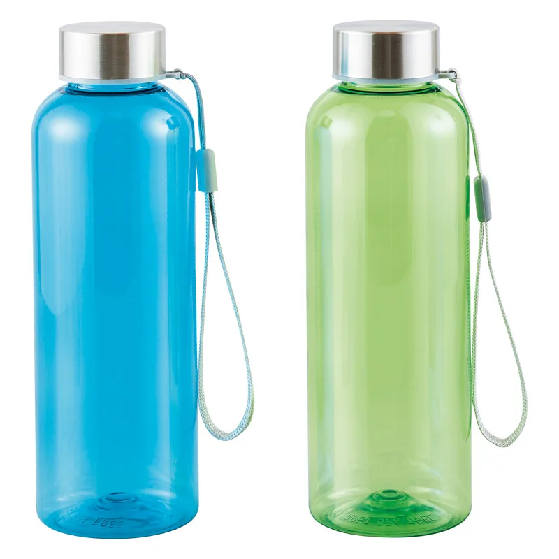 再生樹脂でできたクリアボトル500ml(1P)