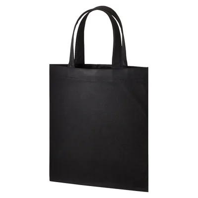 再生不織布A4フラットトートナイトブラック