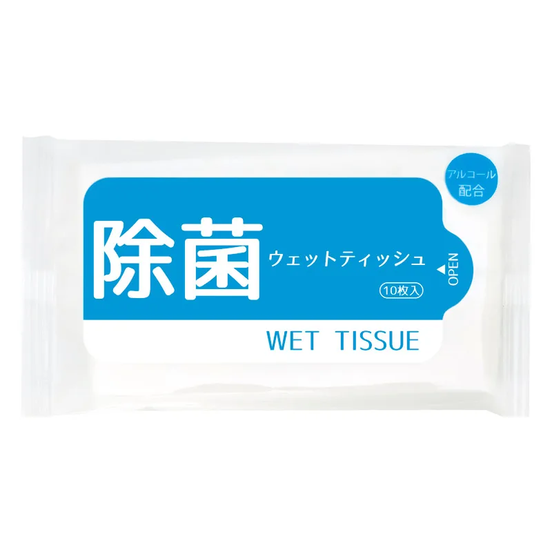 除菌ウェット10枚入(アルコールタイプ)