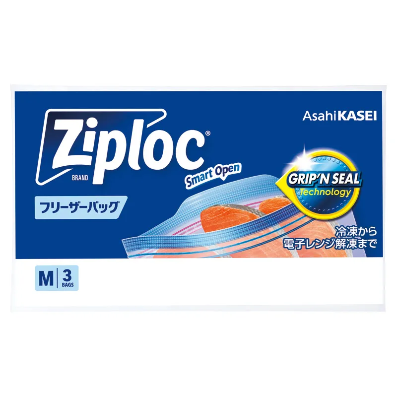 旭化成 ジップロックフリーザーバッグM3枚(PP袋入)