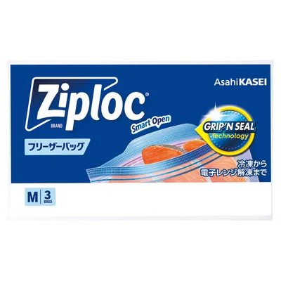 旭化成 ジップロックフリーザーバッグM3枚(PP袋入)