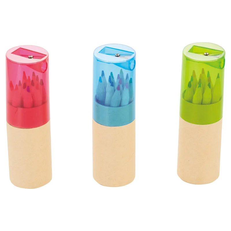 色えんぴつ12pcs シャープナー付(1P)
