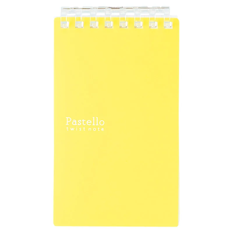 LIHIT LAB. Pastello ツイストノート(メモサイズ)イエロー