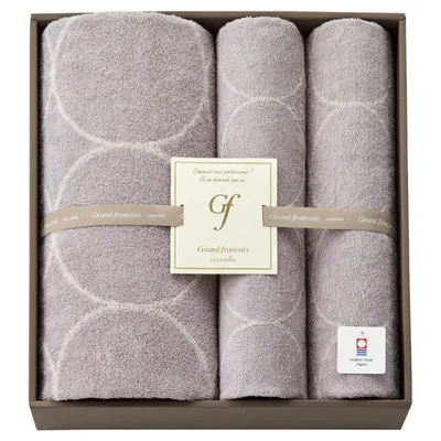 グランフランセヌーベル タオルセットグレージュ