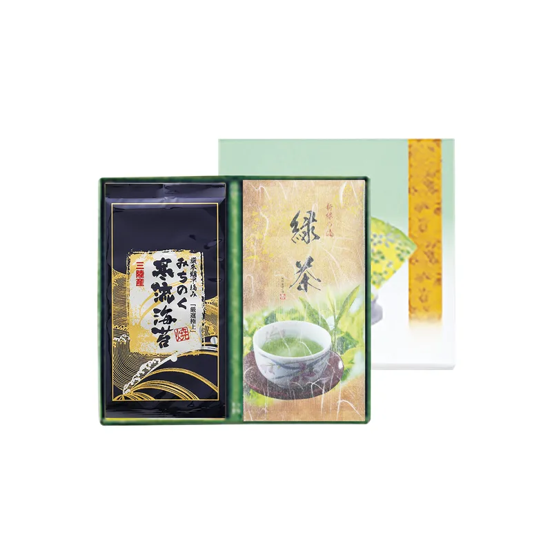 ชุดรวมสาหร่ายกระแสน้ำเย็นมิจิโนกุและชาคาโกชิมะ Minori Kobo