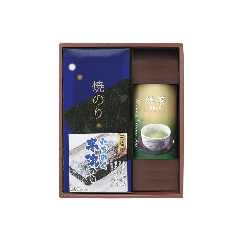 ชุดรวมสาหร่ายกระแสน้ำเย็นมิจิโนกุและชาคาโกชิมะ Minori Kobo