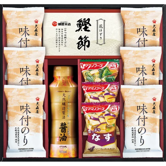 ชุดของขวัญ Amano Foods และสาหร่ายปรุงรส Ohmoriya
