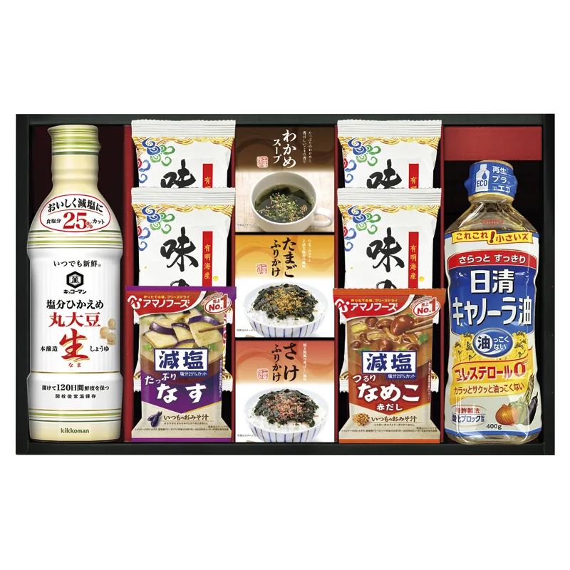 เซ็ตหลากหลาย Kikkoman, Amano Foods และ Nisshin Oillio