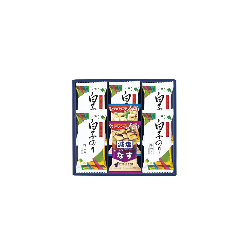 ชุด Aji no An รวม Amano Foods และสาหร่าย Shirako