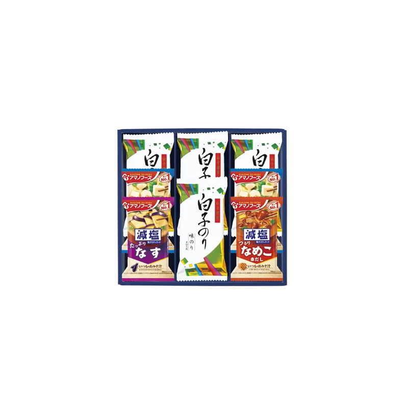 ชุด Aji no An รวม Amano Foods และสาหร่าย Shirako