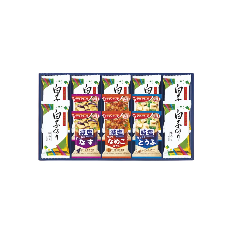 ชุด Aji no An รวม Amano Foods และสาหร่าย Shirako