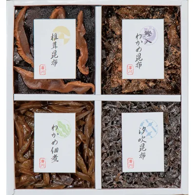 廣川昆布 御昆布 4品佃煮詰合せ