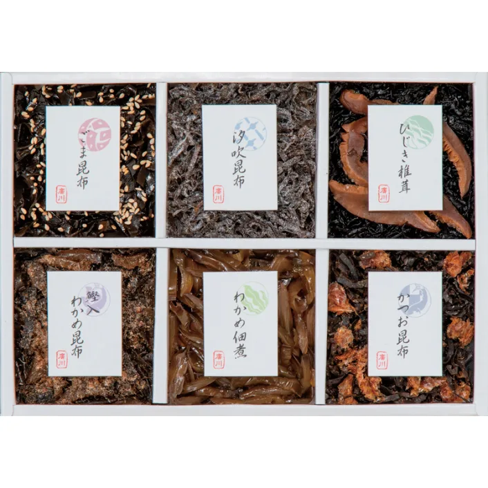 廣川昆布 御昆布 6品佃煮詰合せ
