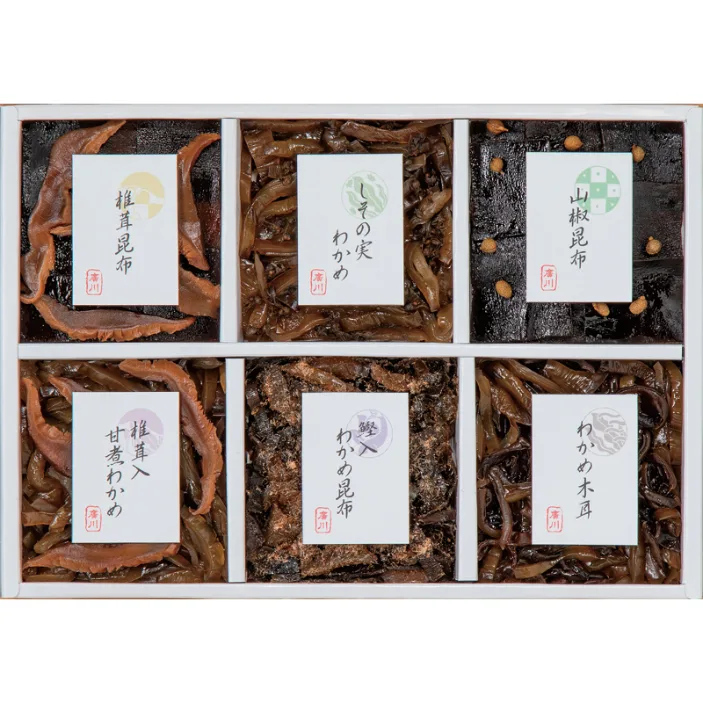 廣川昆布 御昆布 6品佃煮詰合せ